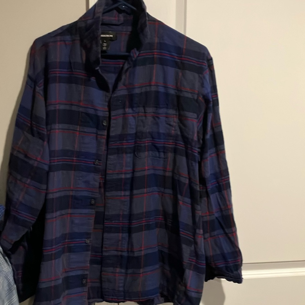 Nordstrom Plaid Button Up Shirt